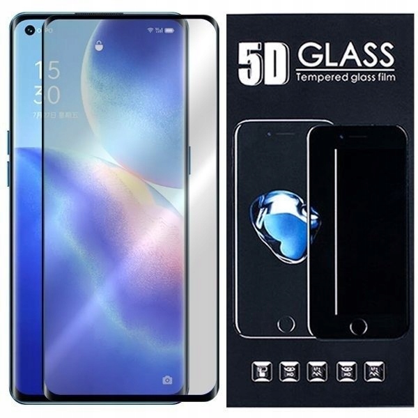 

Szkło 5D 9H Cały Ekran Do Oppo Reno 5 Pro Plus 5G