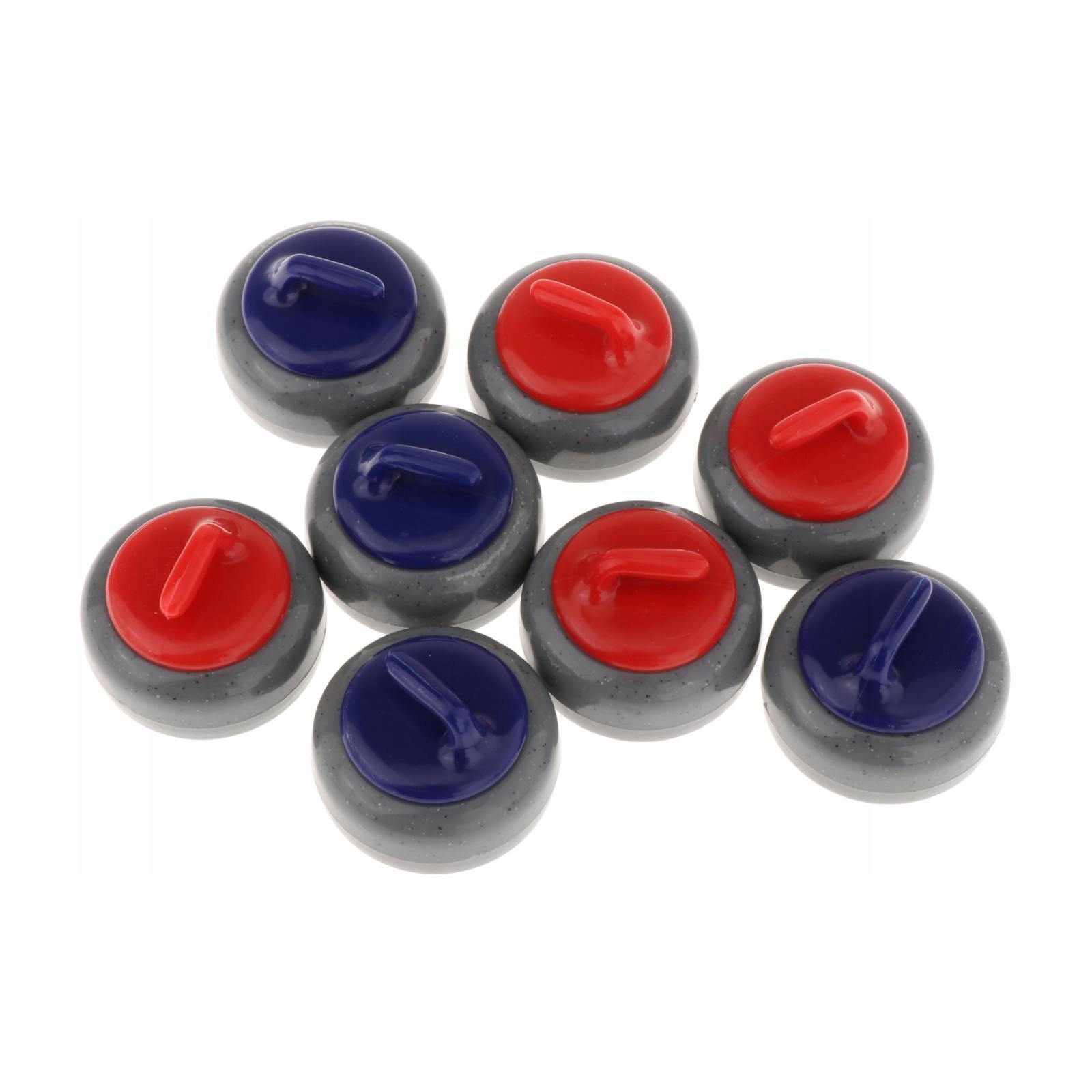 8x Tabletop Curling Game Pucks Party Shuffleboard Marka bez marki
