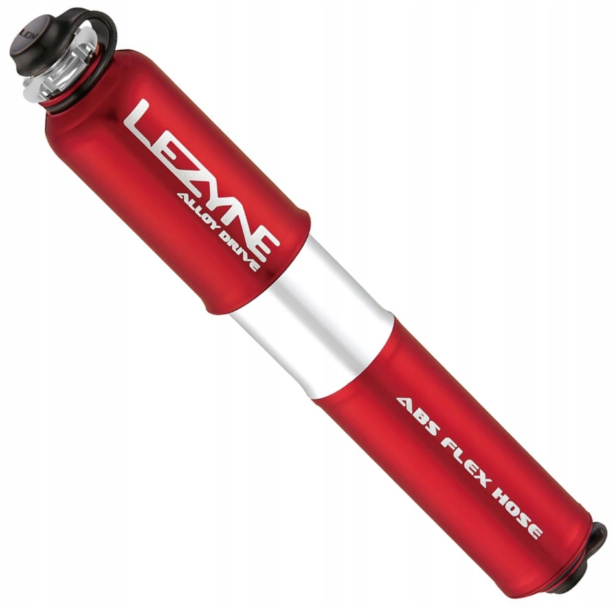 Pumpička na kolo Lezyne Alloy Drive Hv S Abs 6,2bar červená