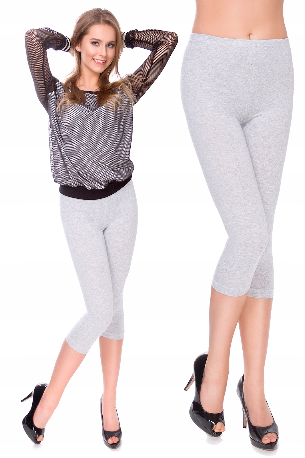 

Legginsy Getry Bawełniane MIX Kolorów 3/4 L