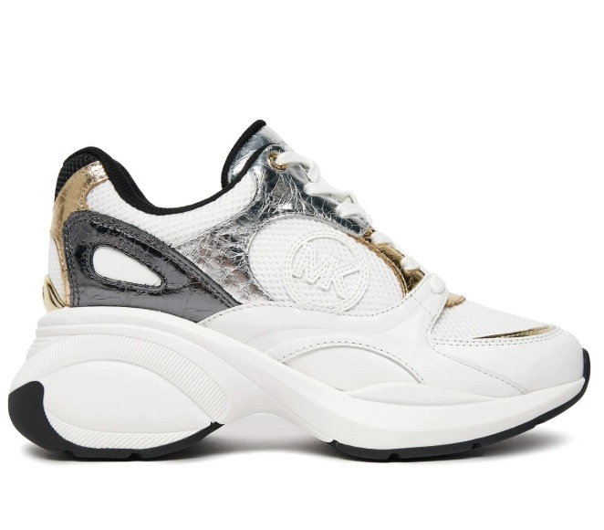 Michael Michael Kors Zuma 43R5ZUFS4D Bílé nízké tenisky vel. 40,5 Us 9.5