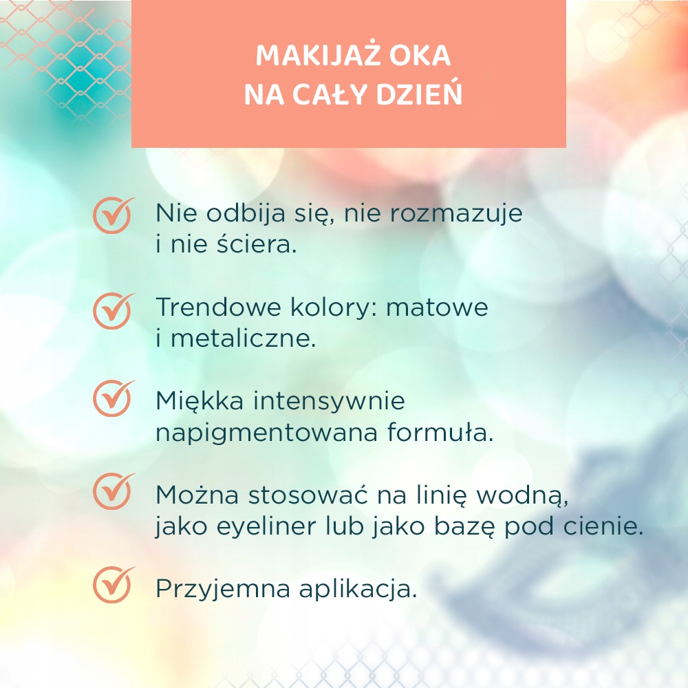 Eveline Cosmetics Variete żelowa kredka do oczu 14 Rodzaj miękka