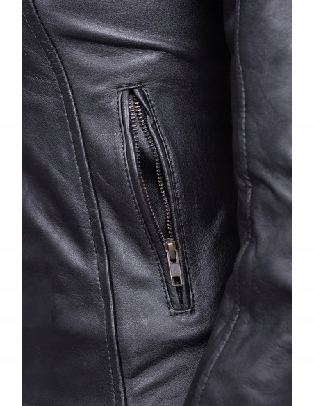 KURTKA MOTO SKÓRZANA RAMONESKA DAMSKA RAWGIRL M Model RAWGIRL