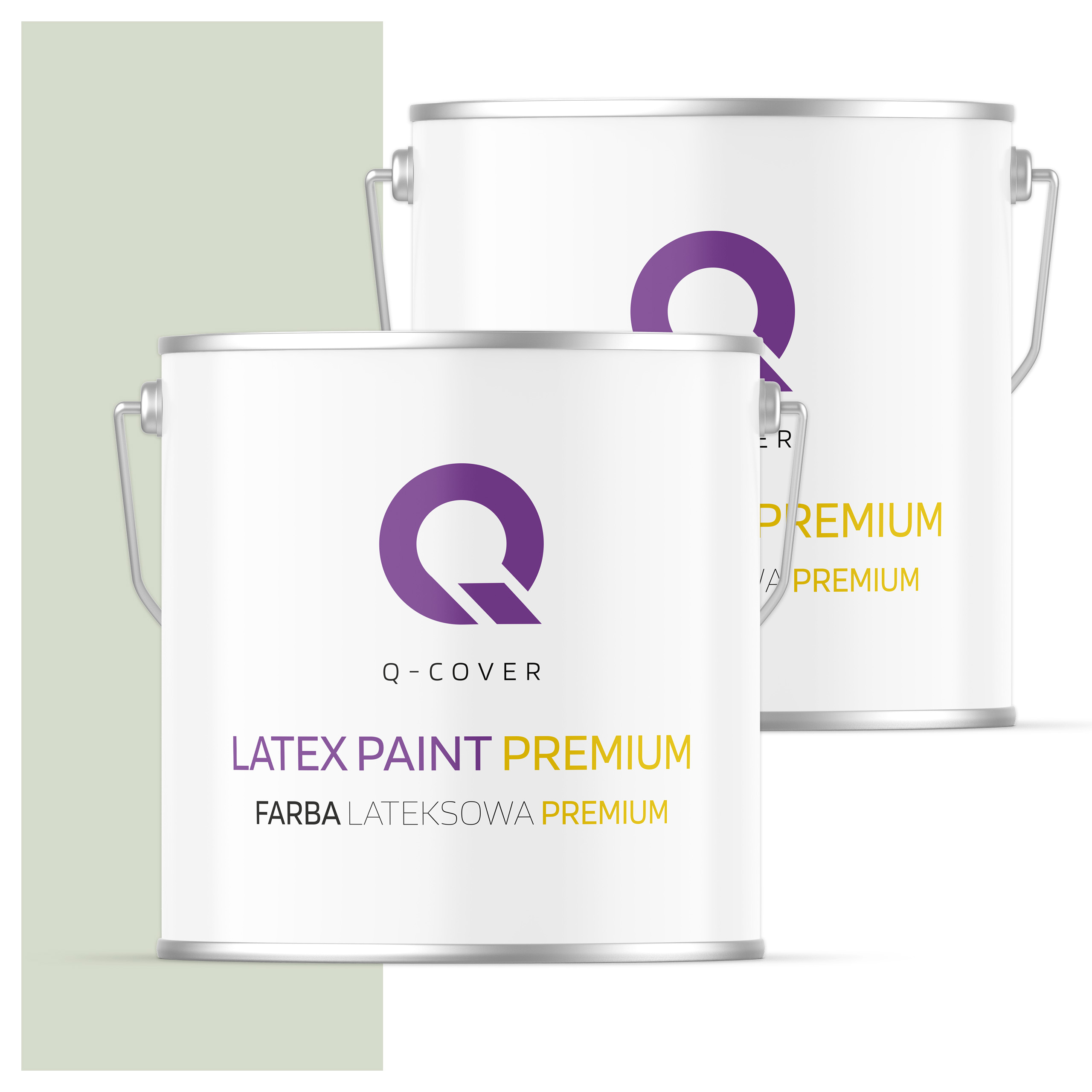 Farba odolná voči škvrnám Umývateľná na steny stropov 5L Hlboká matná olivová svetlá