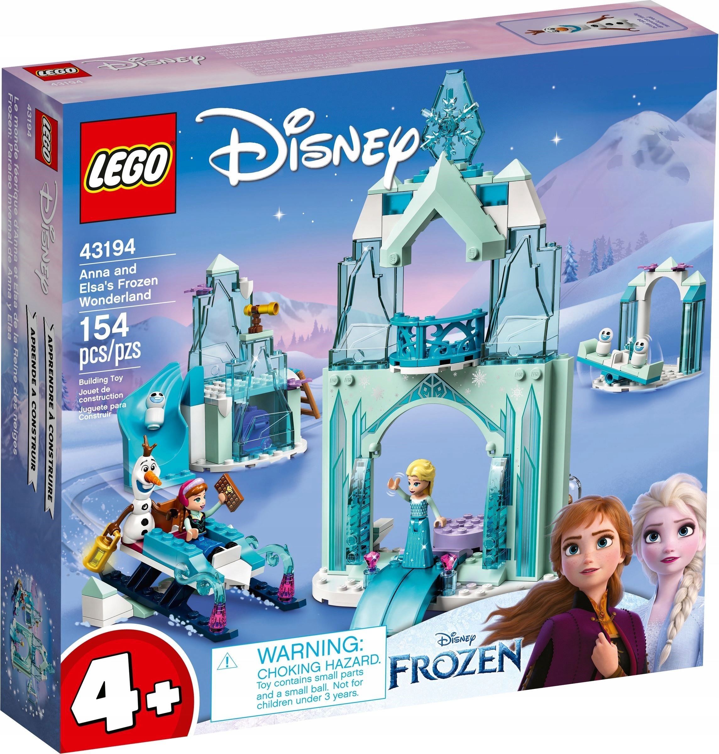 Lego Disney 43194 Ledové království kouzel Anny a Elsy Nové