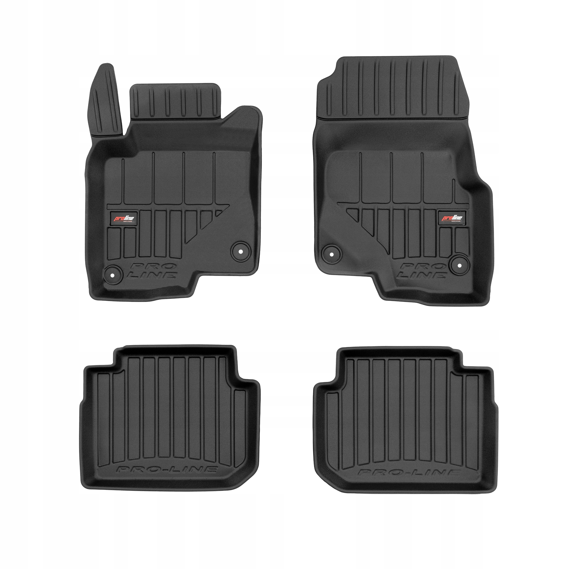 3D gumové autokoberce pro vůz Smart Forfour I 2004-2006