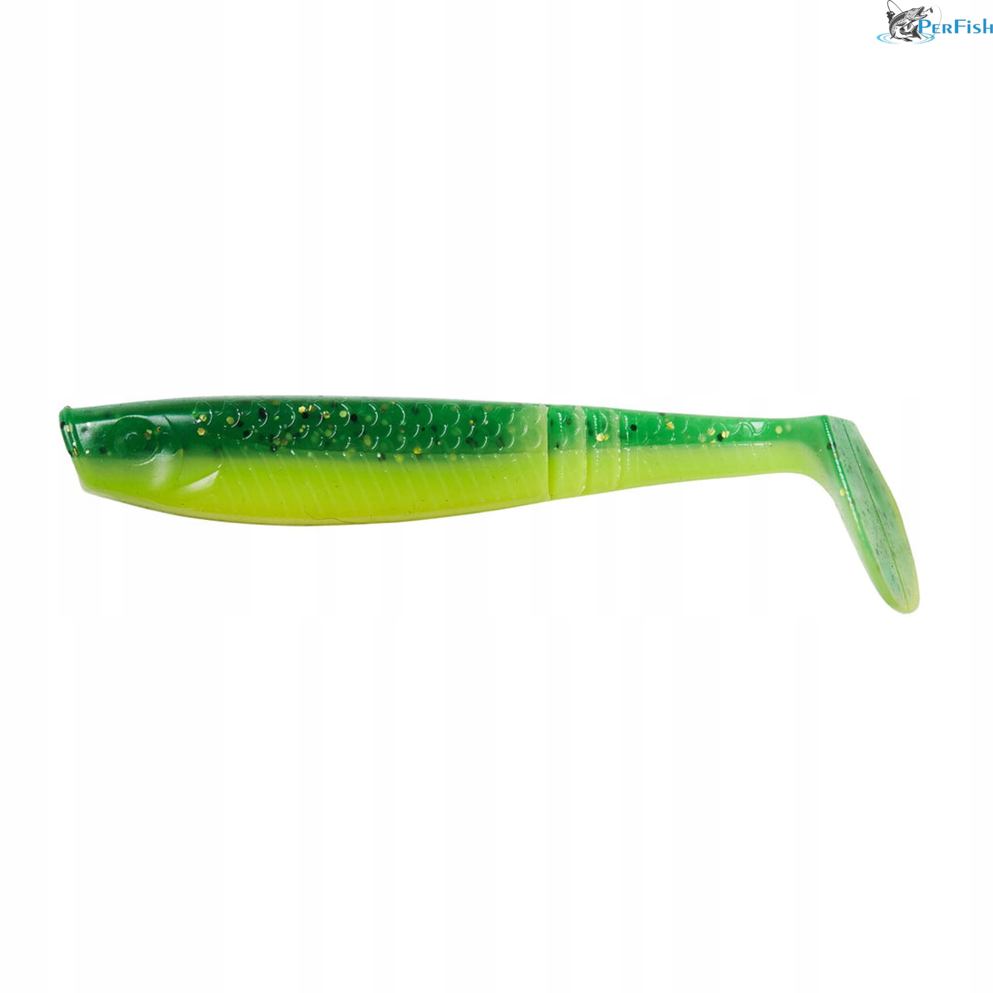 

Guma Kopyto Shad Paddletail 8CM Green/lime