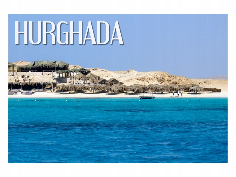 

Hurghada Linia brzegowa Magnes na lodówkę