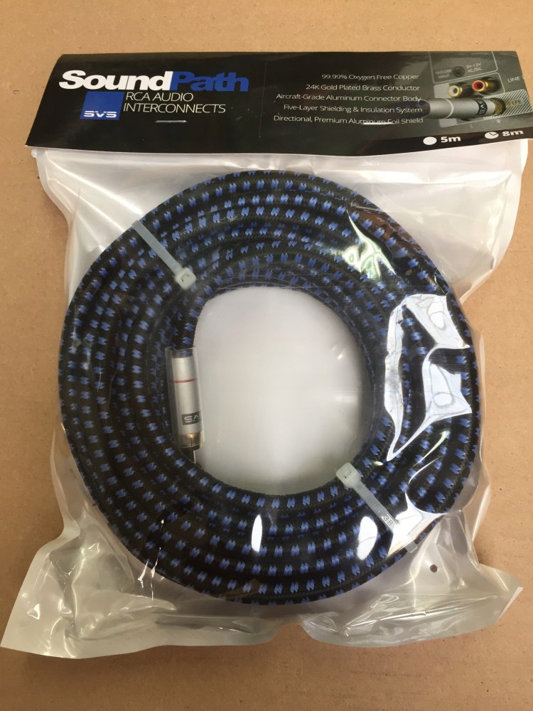 SVS Soundpath RCA kabel do subwoofera dł. 8m Model SVS-44