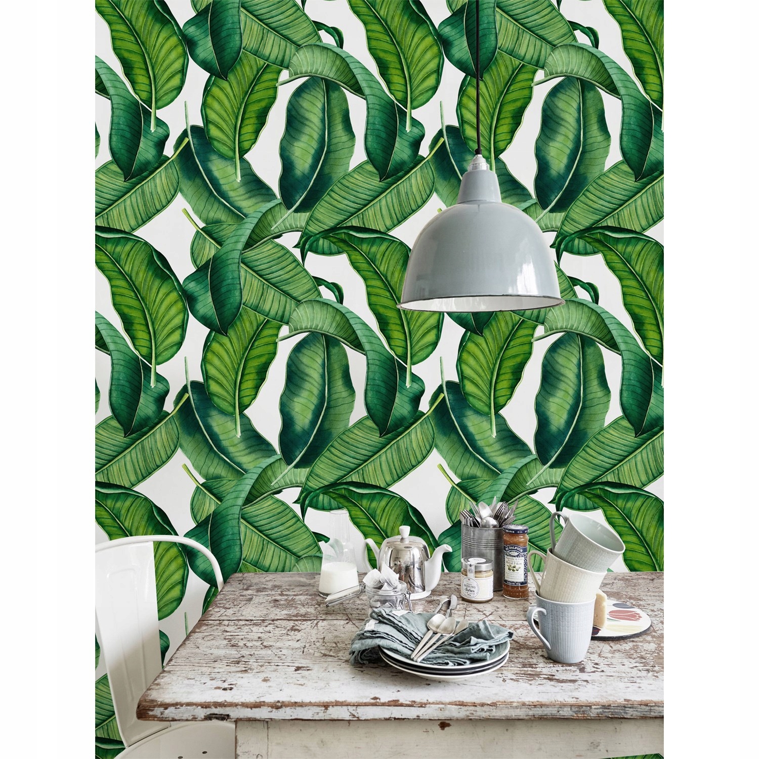 

Flizelinowa tapeta Bananowe liście 152x104 + klej