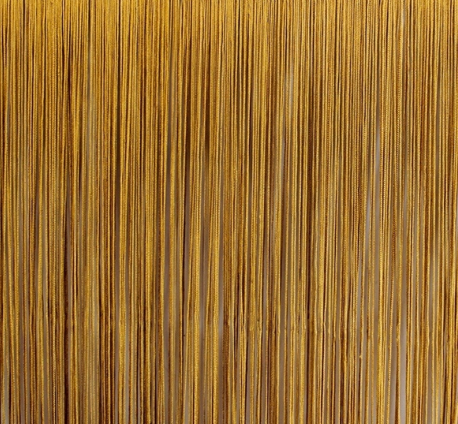 

Złota Firana firanka makarony sznurki 300 x 180