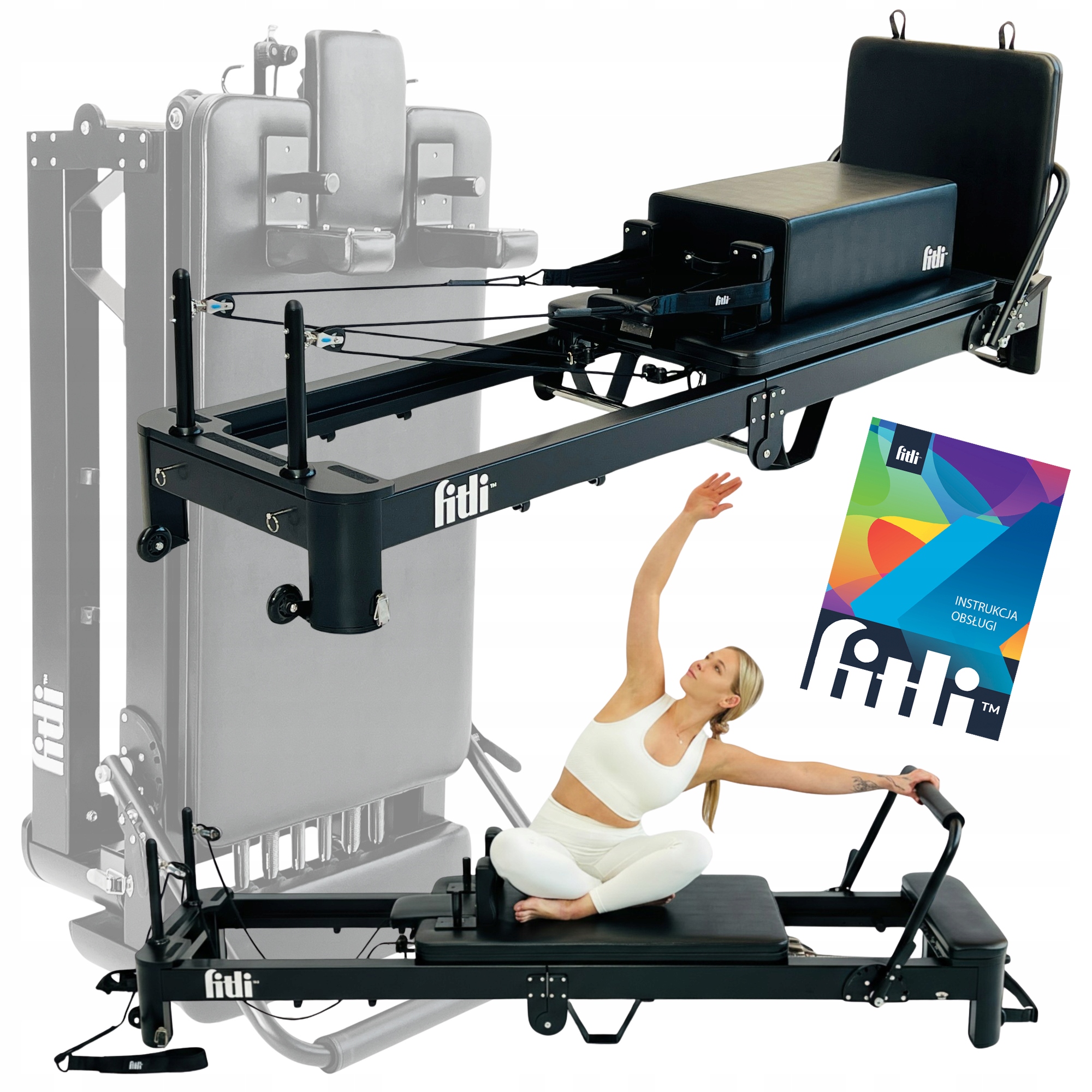 Reformer Łóżko Do Ćwiczeń Pilates Pilatesu Urządzenie Do Ćwiczenia Fitness