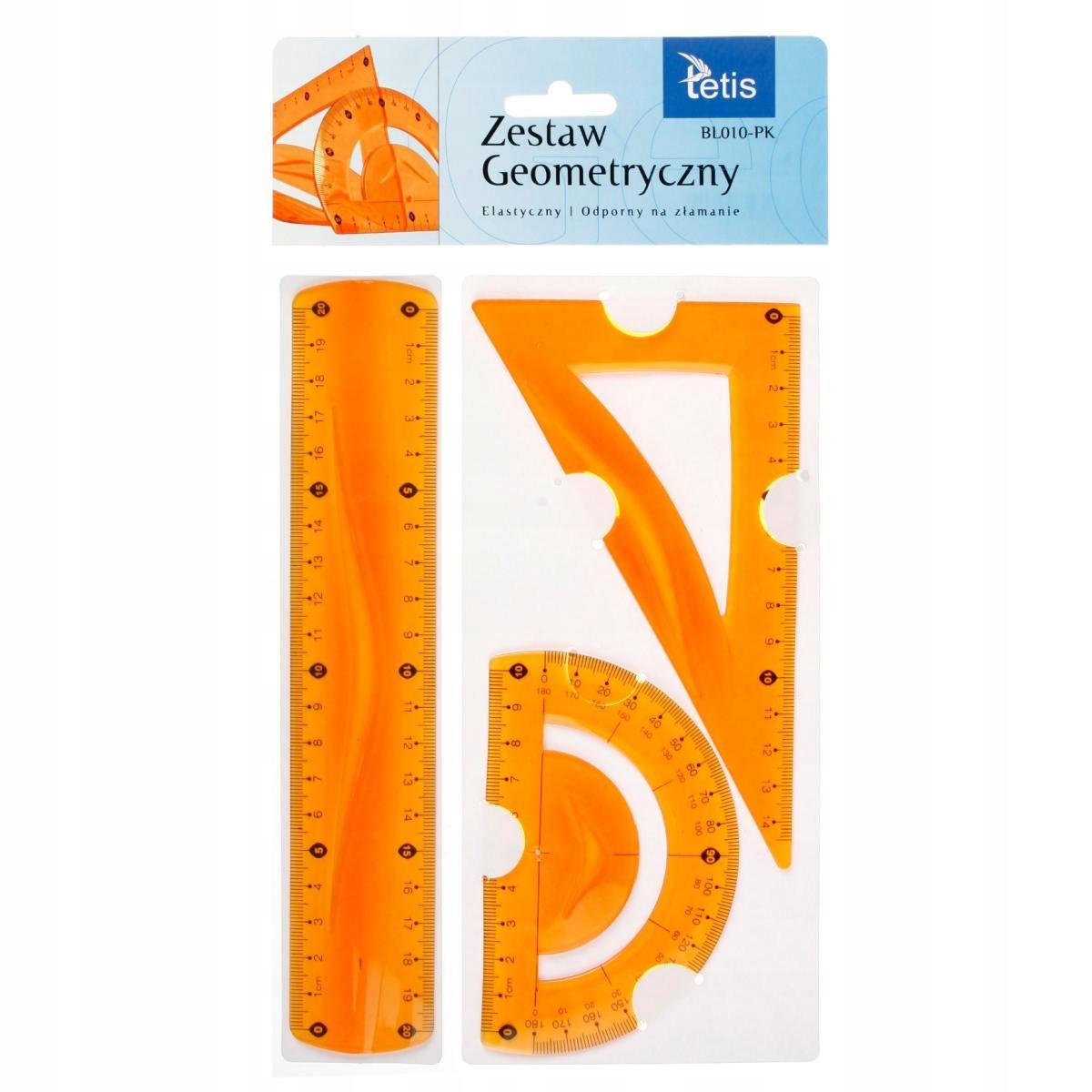 

Zestaw geometryczny elastyczny Tetis BL010-PK