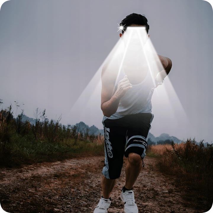 MOCNA LATARKA CZOŁOWA LED REFLEKTOR NA GŁOWĘ COB CZUJNIK RUCHU CZOŁÓWKA Kod producenta MOCNA LATARKA COB AKUMULATOROWA INTMIX