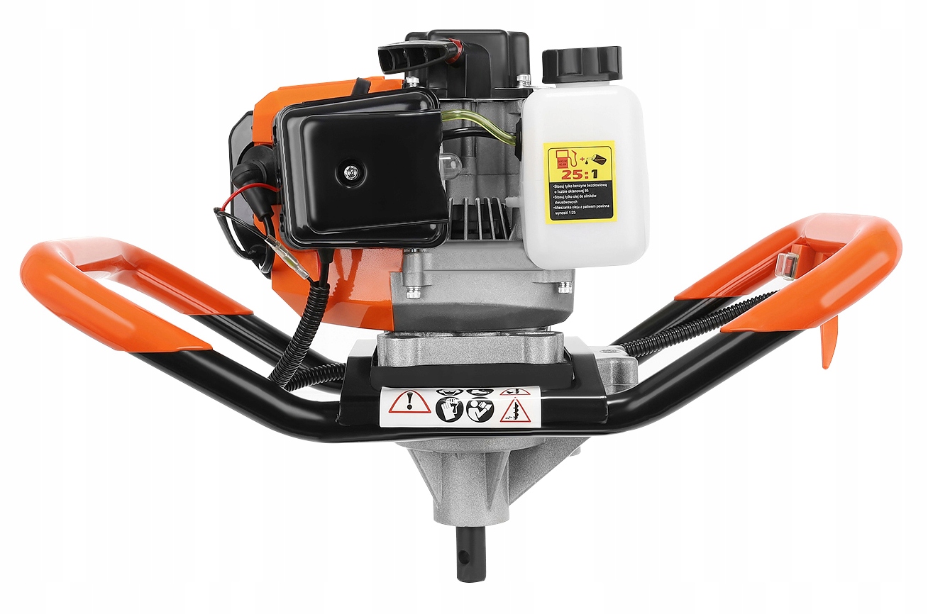WIERTNICA GLEBOWA ŚWIDER SPALINOWY DO GLEBY + 3 WIERTŁA + OLEJ + PRZEDŁUŻKA Waga 9.5 kg