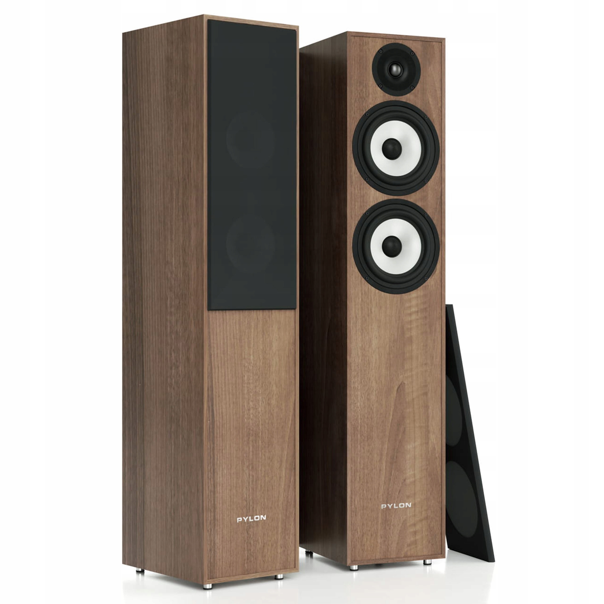 PYLON AUDIO PEARL 25 KOLUMNY ORZECH + MASKOWNICE