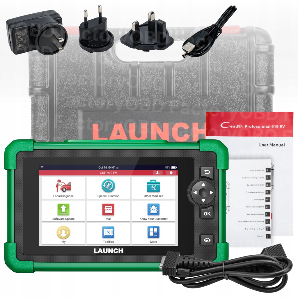 Launch CRP919 Ev Elektrické Autá Ev Hybridy Diagnostika Jazyk Poľský