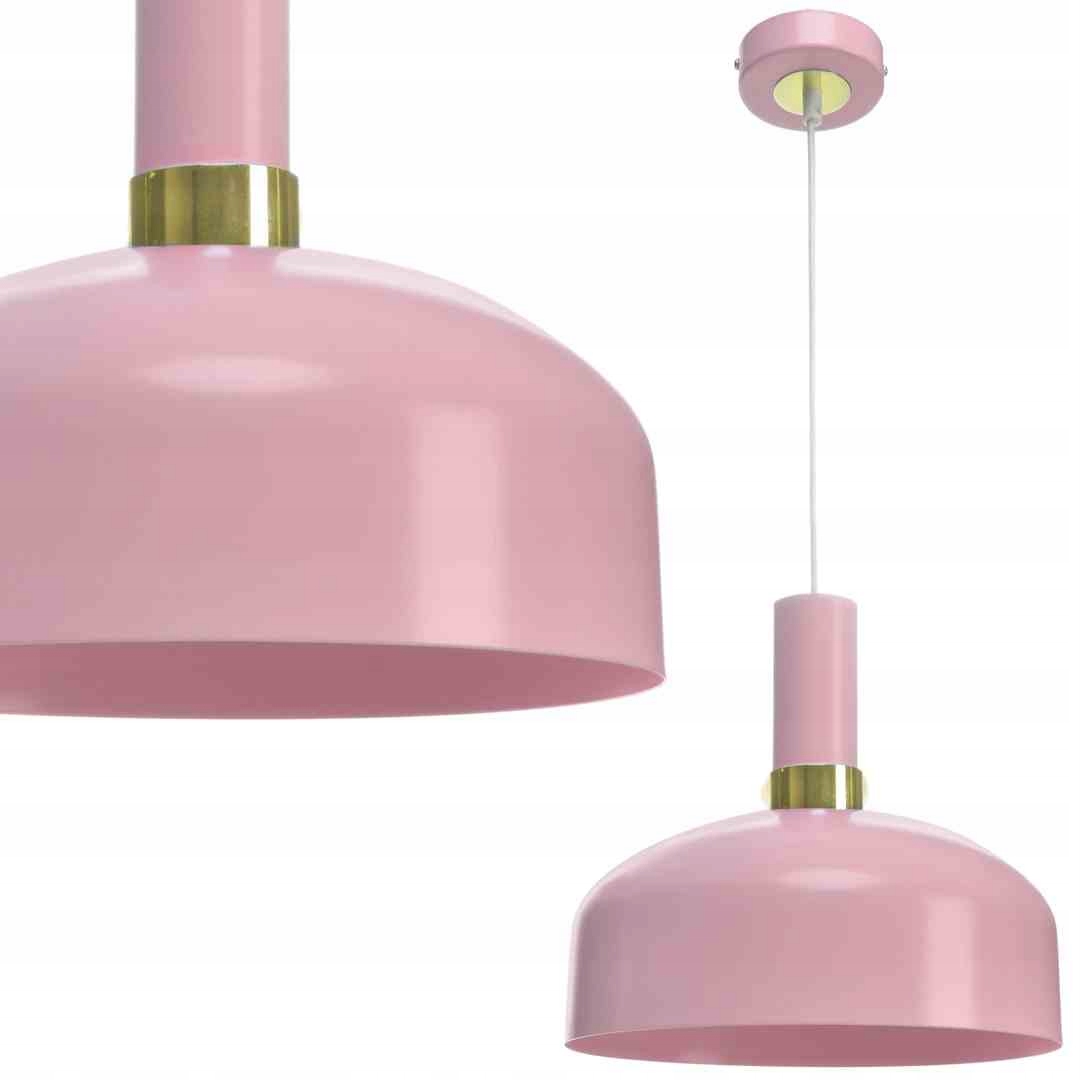 Závesná lampa Malmo Pink 1xE27