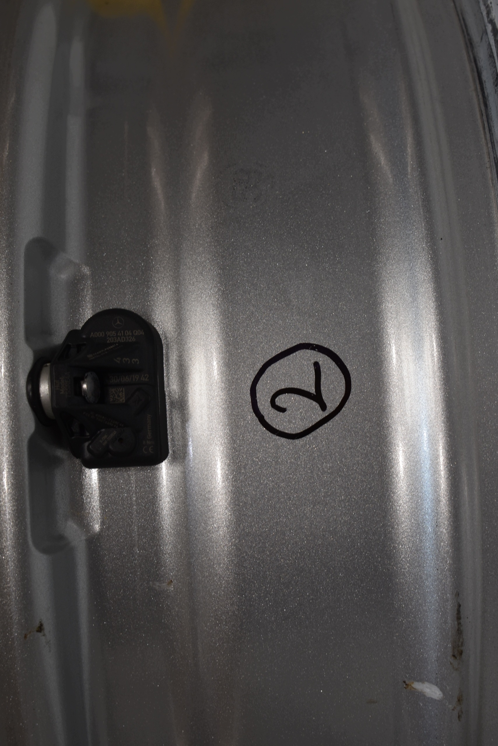 disc aluminium disc + sensor 17'' MERCEDES W177 W118 X247 1