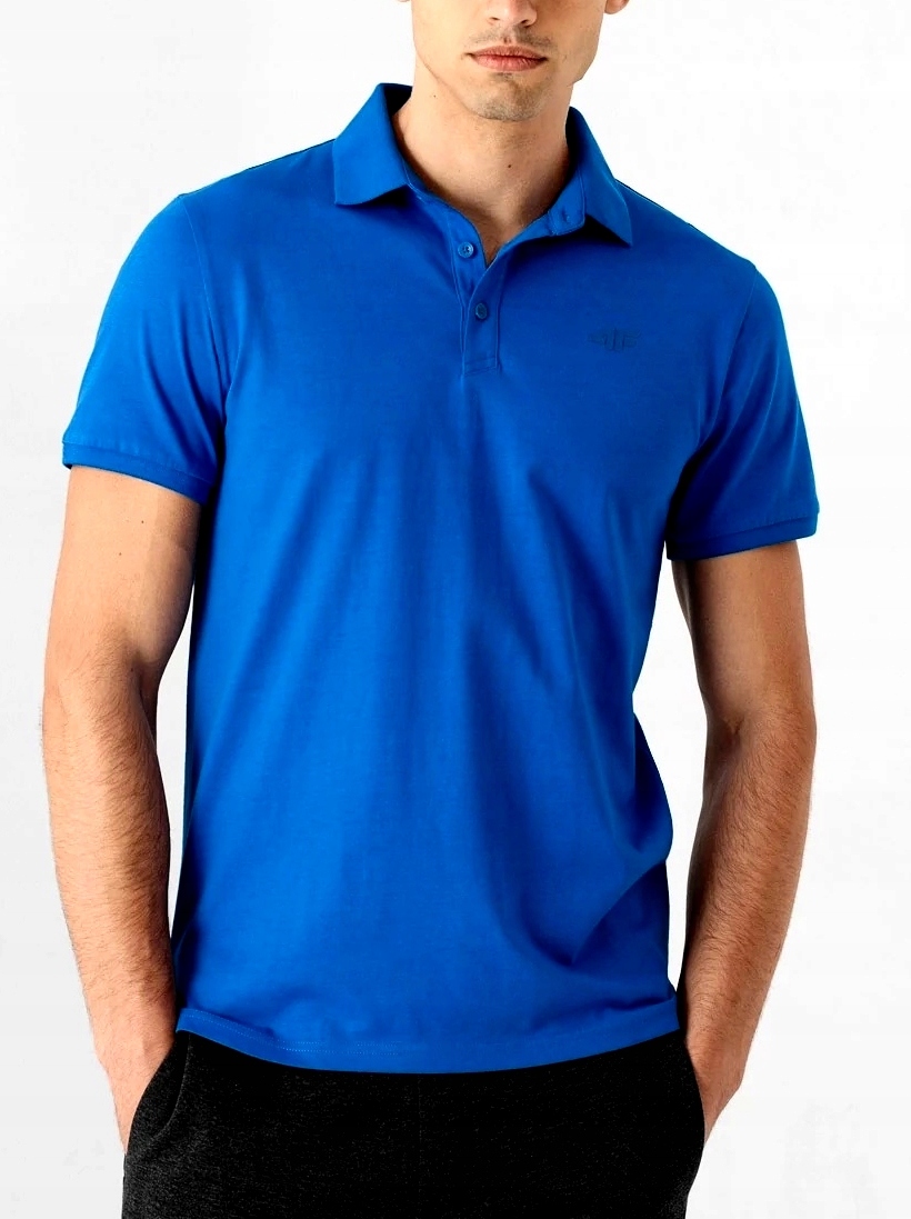 

4F Męska koszulka Polo Polówka bawełniana Mens XL