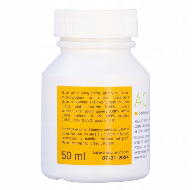 Preparat na ptaszyńca u kur AQUA EX-MITE 50 ml EAN (GTIN) 5904610558089
