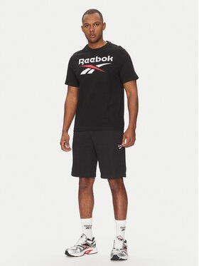 reebok Męskie T-Shirt REEBOK-100216166 139-18-00 100221874 Black Czarny