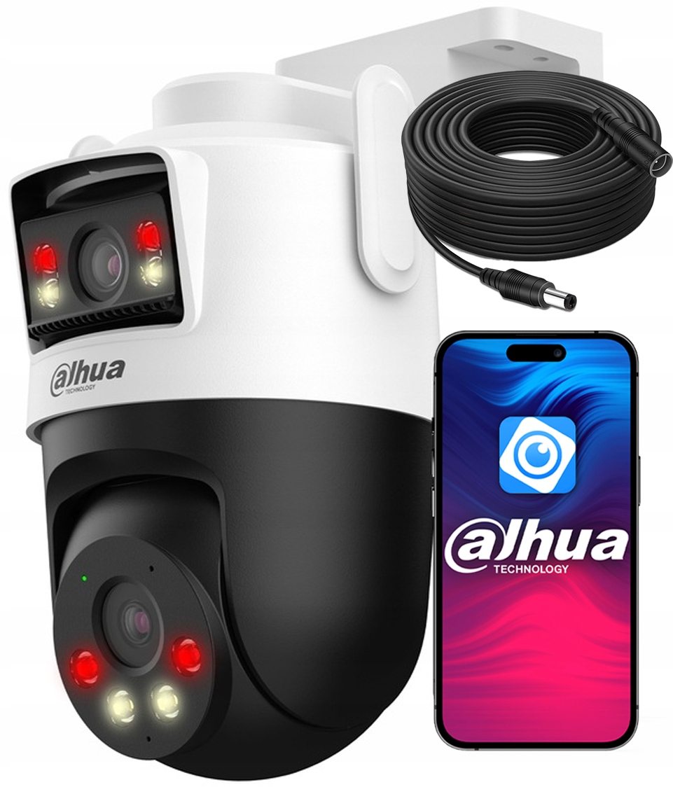 Kamera Obrotowa WiFi 6Mpx P3D-3F-PV Dahua Audio Ir Led Przewód 10m