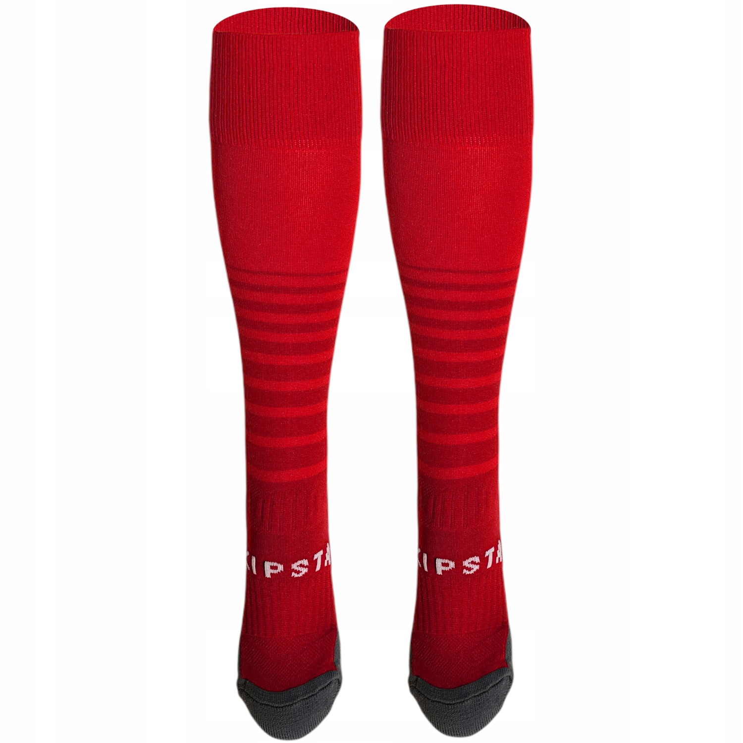 Skarpety getry czerwone Kipsta Club 27/30 Marka Kipsta