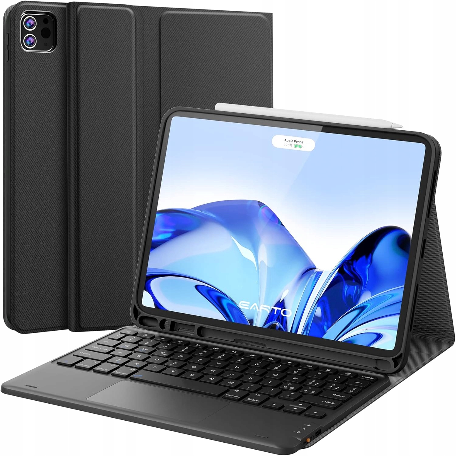Klawiatura do iPad Air/Pro 11 (M2, 2024) Earto etui dotykowa Bt włoska