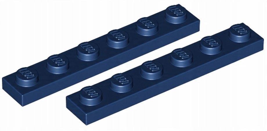 

Lego Płytka 1x6 C. Niebieska (3666/4508313) 2szt