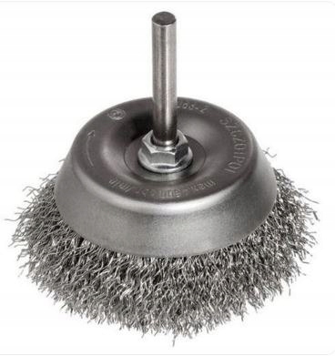 SZCZOTKA DOCZOŁOWA DRUT STALOWY TRZPIEŃ 6MM, FI40M
