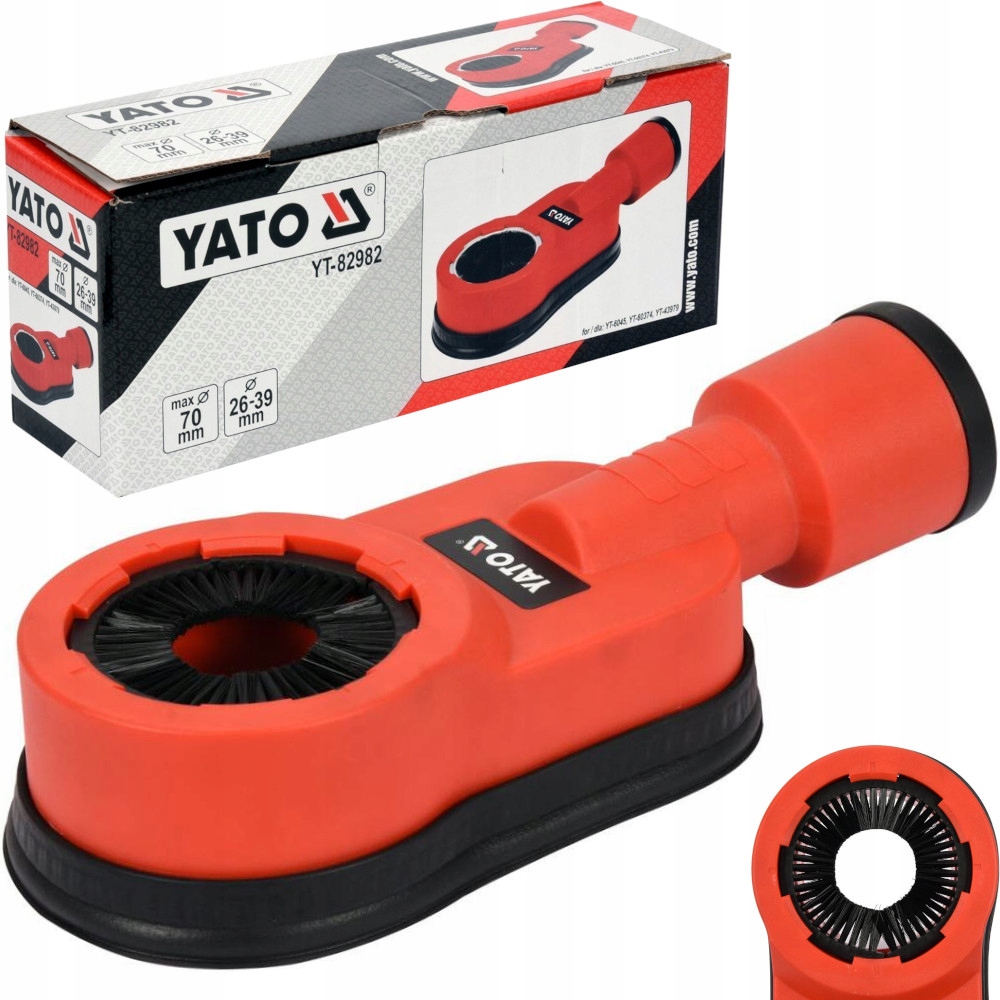 YATO ODSYSACZ ODCIĄG PYŁU DO WIERTEŁ KORONOWYCH max. 70mm