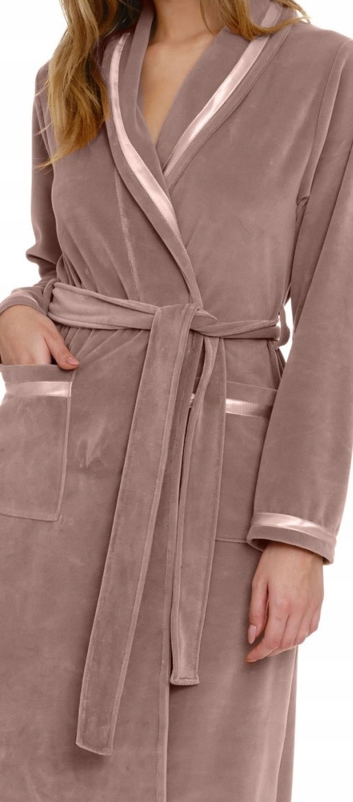 SZLAFROK DAMSKI DOCTOR NAP 1078 XXL / 44 Beż Rozmiar XXL