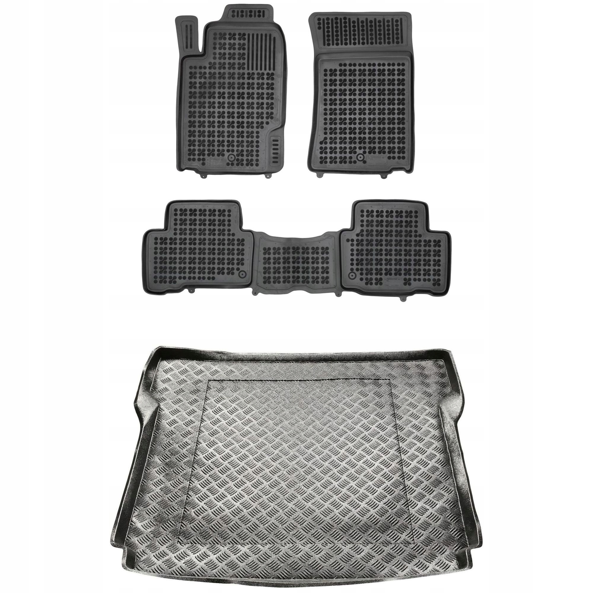 Sada koberců a rohoží SsangYong Rexton W III Y290 2012-2017 7 osobová (zlo)