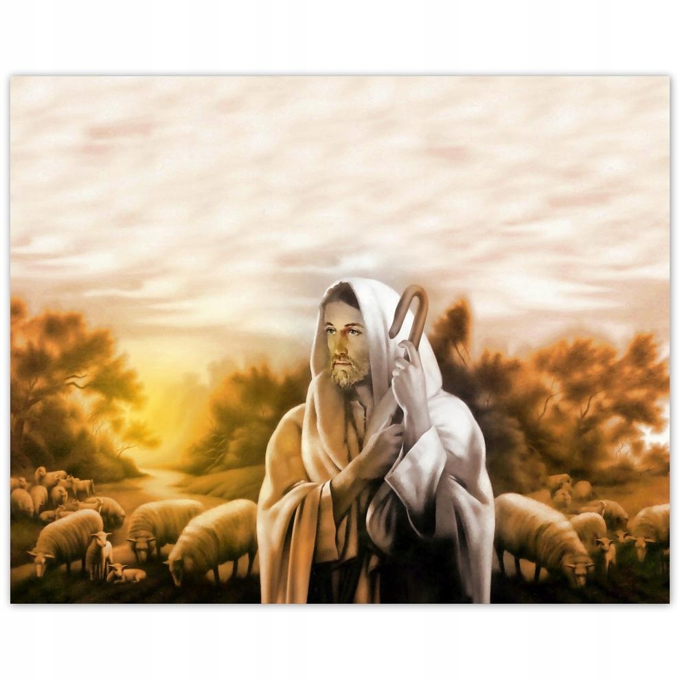 

Plakat 50x40 Jezus Dobry Pasterz