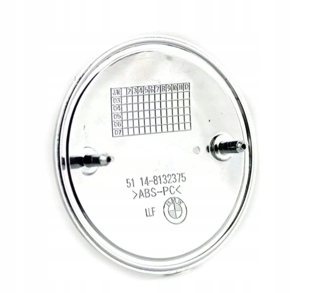 EMBLEMAT BMW 82mm CZARNY E60 E61 E36 E38 ... Marka Inna