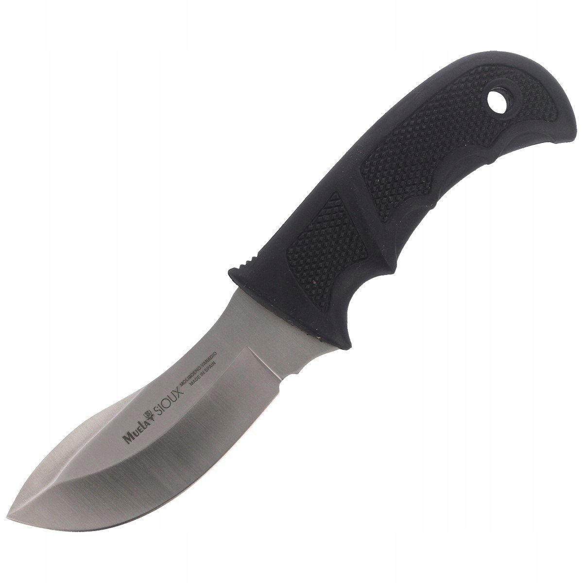 Nůž Muela Skinner Black Polymer Ocel X50CrMoV15 Kožená pouzdro