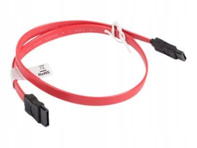 LANBERG CA-SASA-10CU-0050-R Lanberg kabel SATA III Data 6 Gb/s 50cm