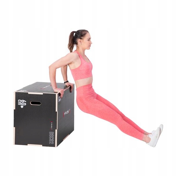 DSC02 SKRZYNIA PLYOMETRYCZNA WZMOCNIONA 750x600x500MM HMS Waga produktu 24 kg