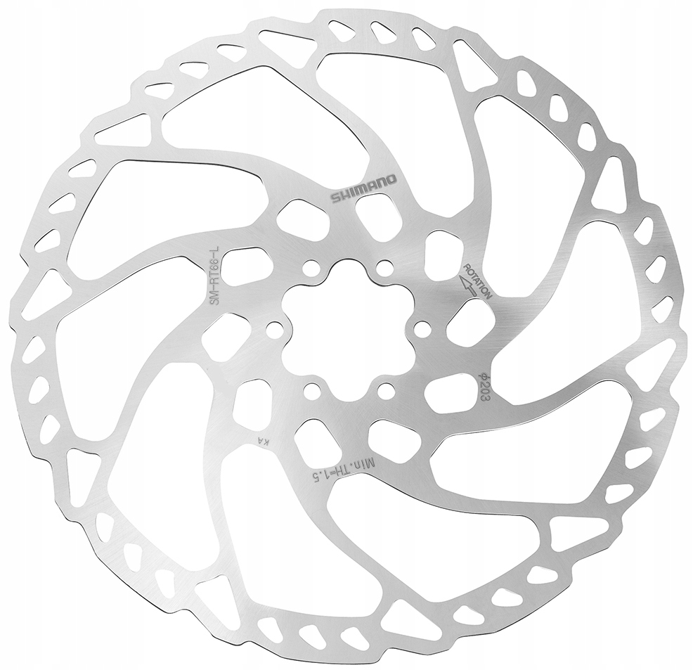 Tarcza hamulcowa Shimano SM-RT66-L 203 mm (8") Model SM-RT66-L