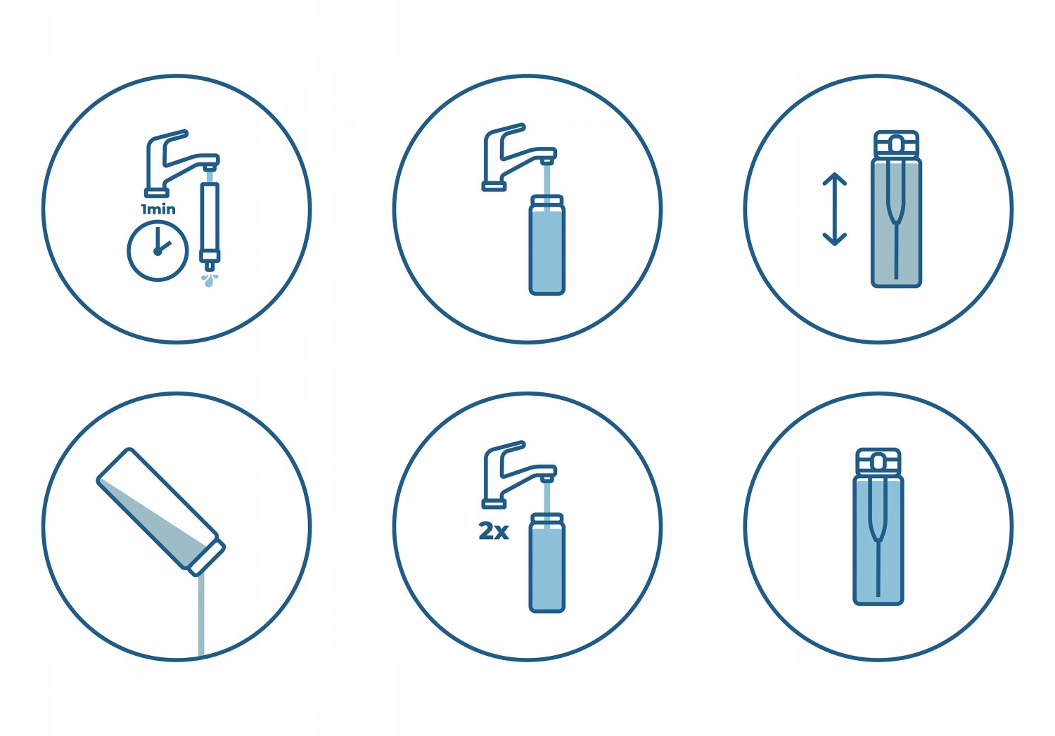Butelka filtrująca Wessper ActiveMax Clarti 0,68l Tritan błękit + 3x Filtr Model ActiveMax Clarti