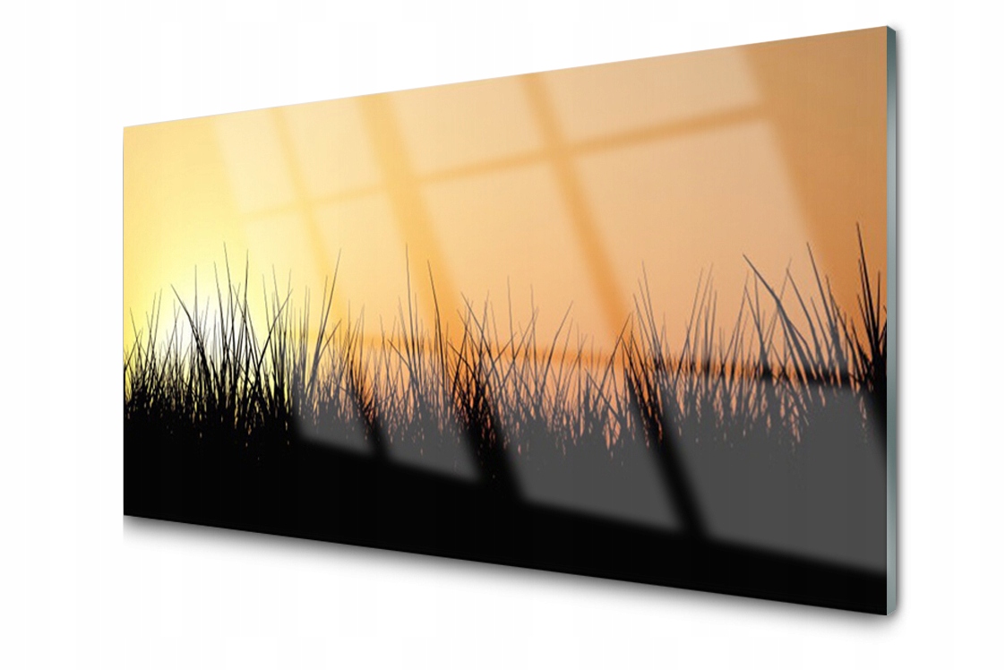 

Panel szklany dekor Trawa Roślina 120x60 + Klej