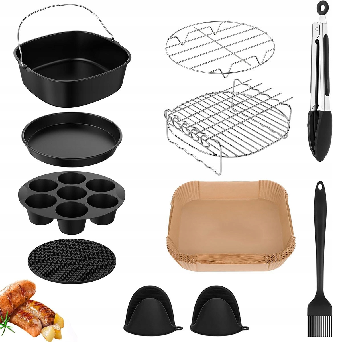 Akcesoria Do Frytkownicy Cosori Turboblaze Air Fryer Zestaw 11ELE Uniwersal