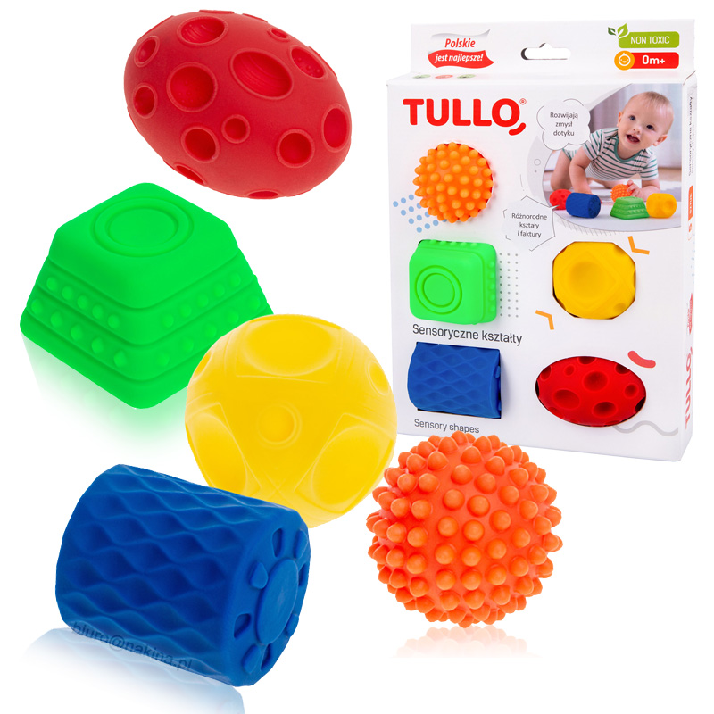 

Zestaw 5 sensorycznych kształtów dla malucha