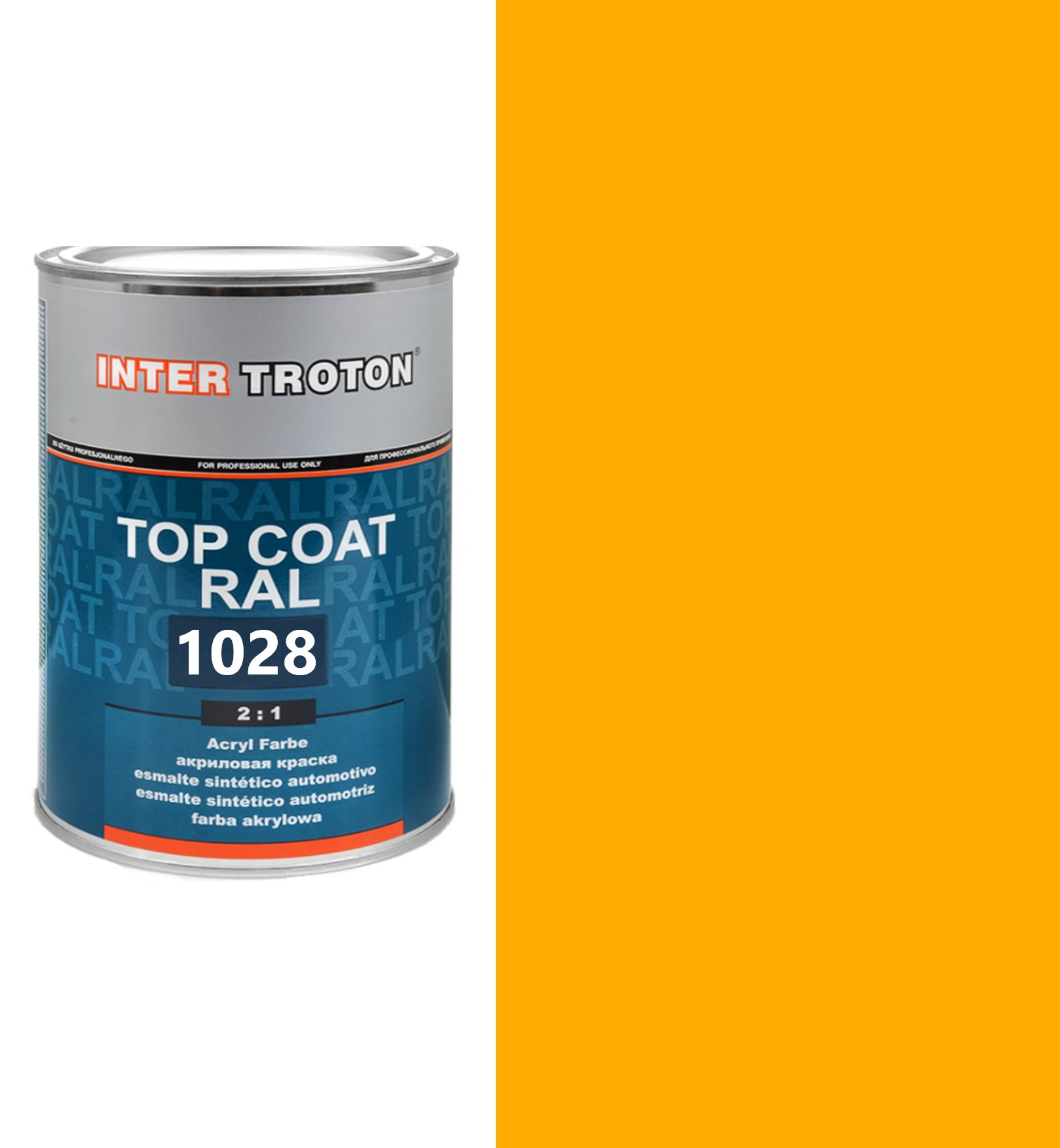 

Farba akrylowa Troton Ral 1028 żółta 1+0.5L utw.