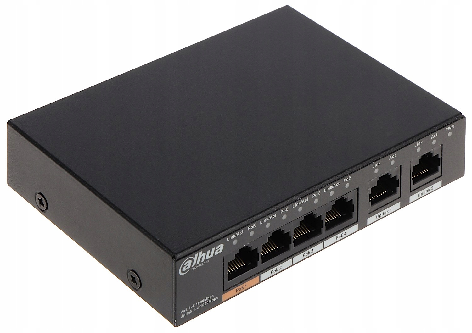 Prepínač PoE PFS3006-4GT-60 6-PORTOVÝ Dahua Full Gigabit