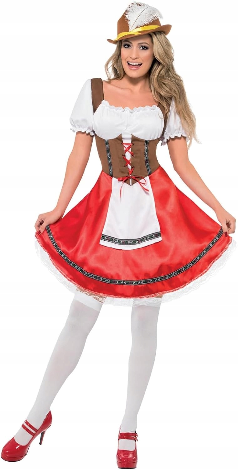 Kostým Bavorské krčmářky pro dospělé Velikost XL