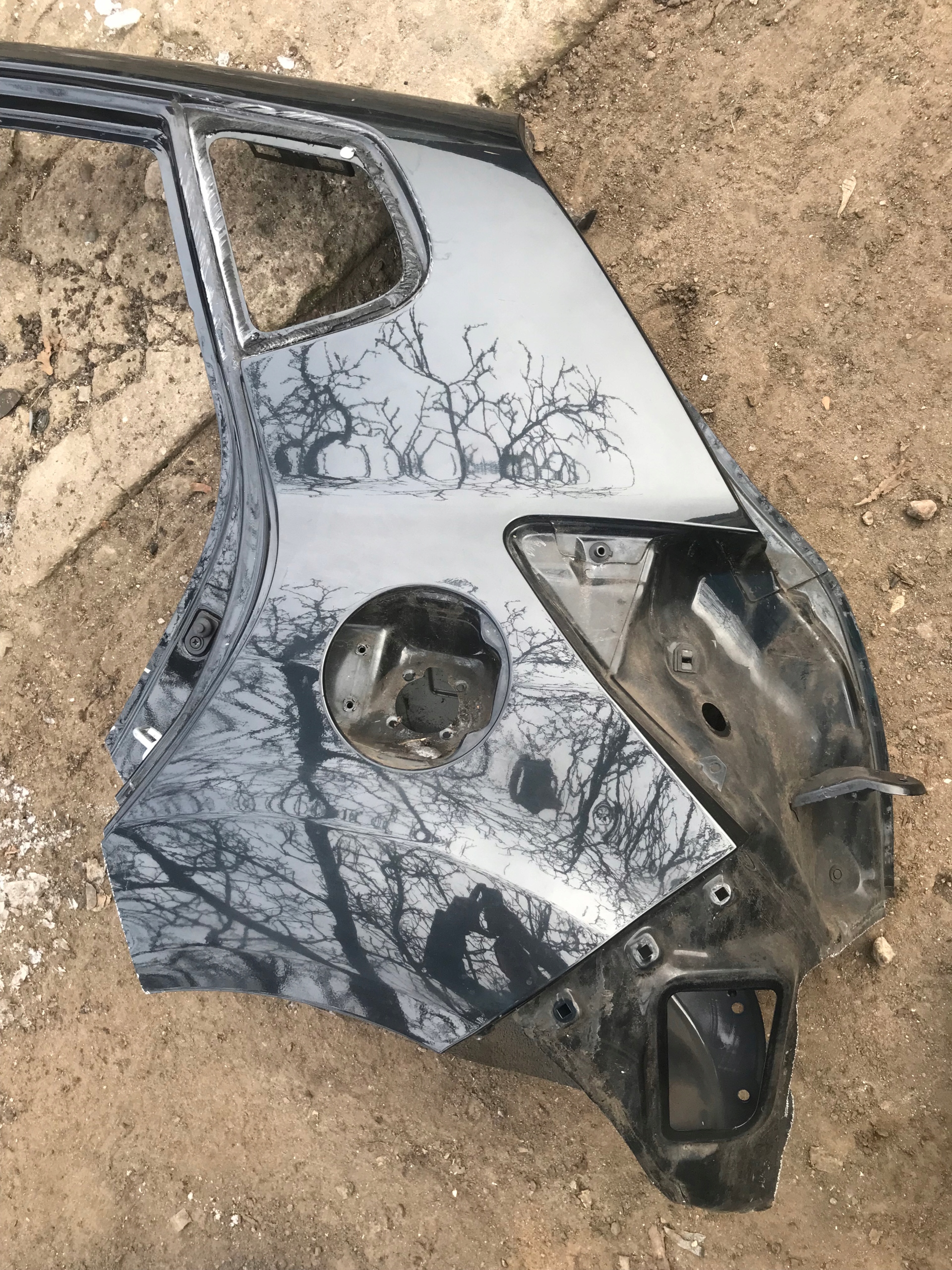 KIA VENGA КРИЛО ЛІВИЙ ЗАД. ЗАДНІЙ 2009-