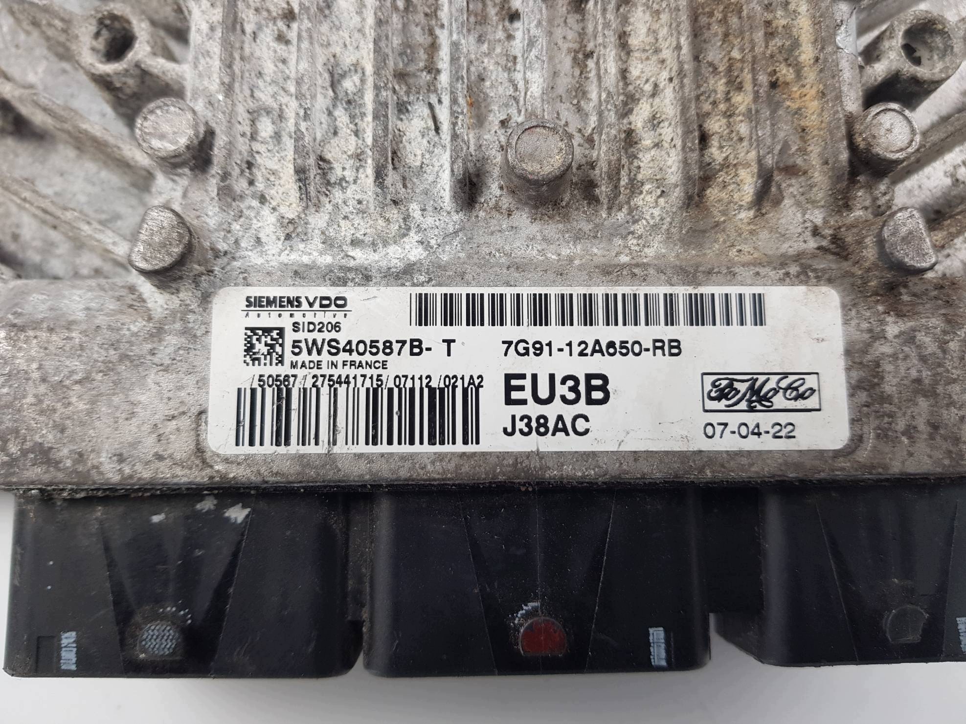 computer motore ECU 7G91-12A650-RB FORD GALAXY