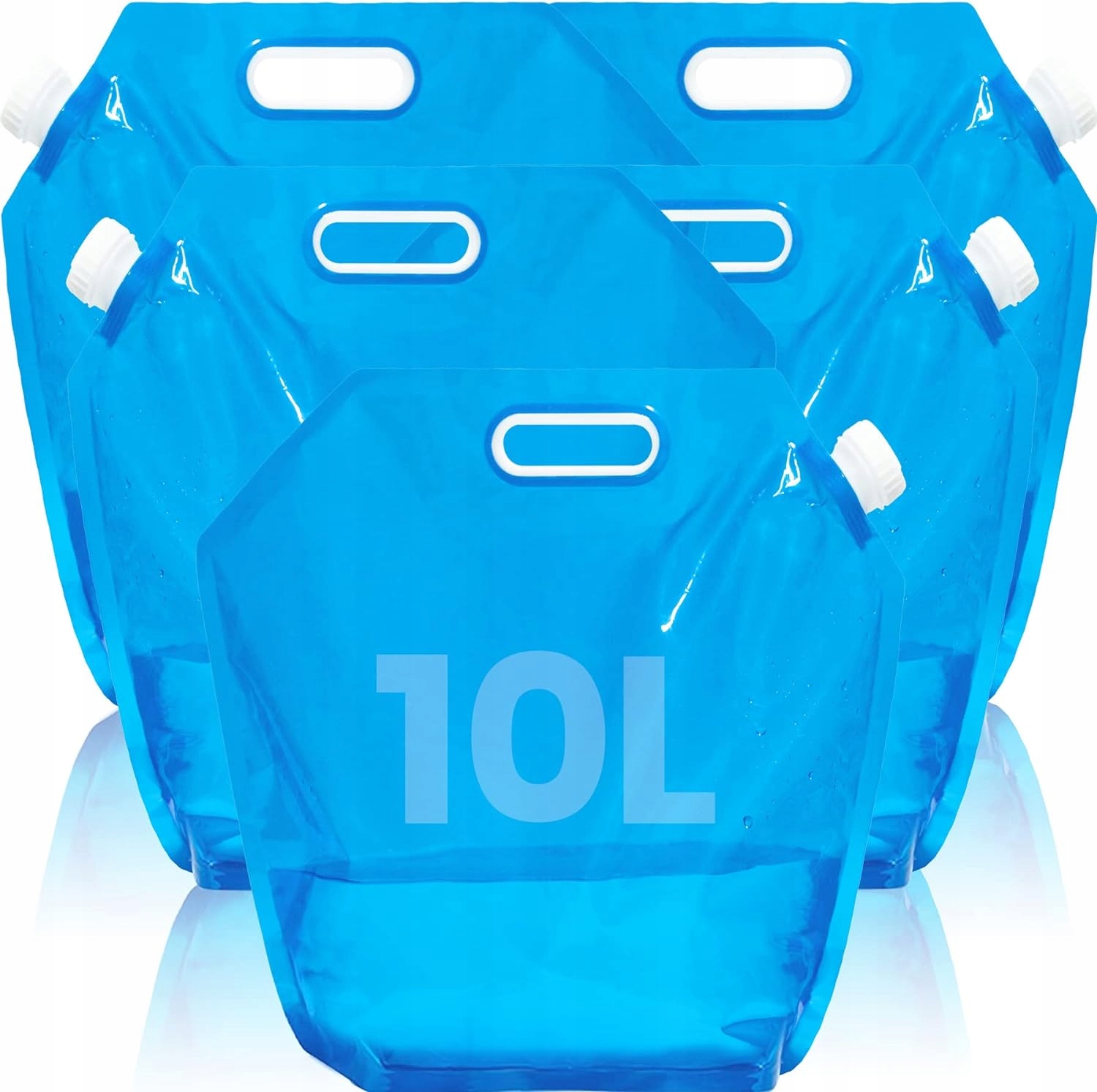 Zestaw 5 przenośnych kanistrów na wodę 10L SOMLAW